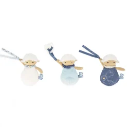 Kaloo Doudou Animal^Doudous Attache Tetines Moutons (Set De 3)