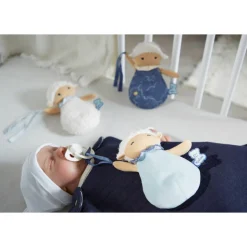 Kaloo Doudou Animal^Doudous Attache Tetines Moutons (Set De 3)