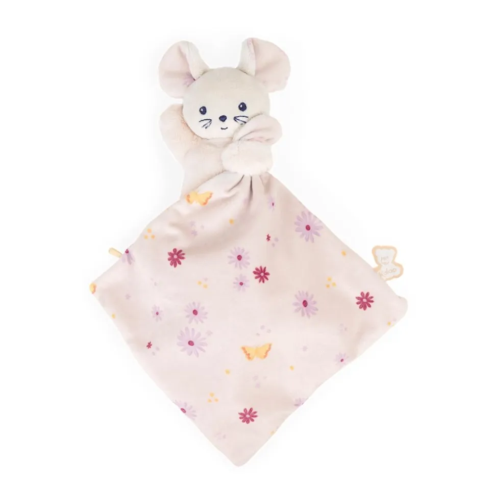 Kaloo Doudou Rose^Doudou Souris Carre Douceur Jolie Marguerite