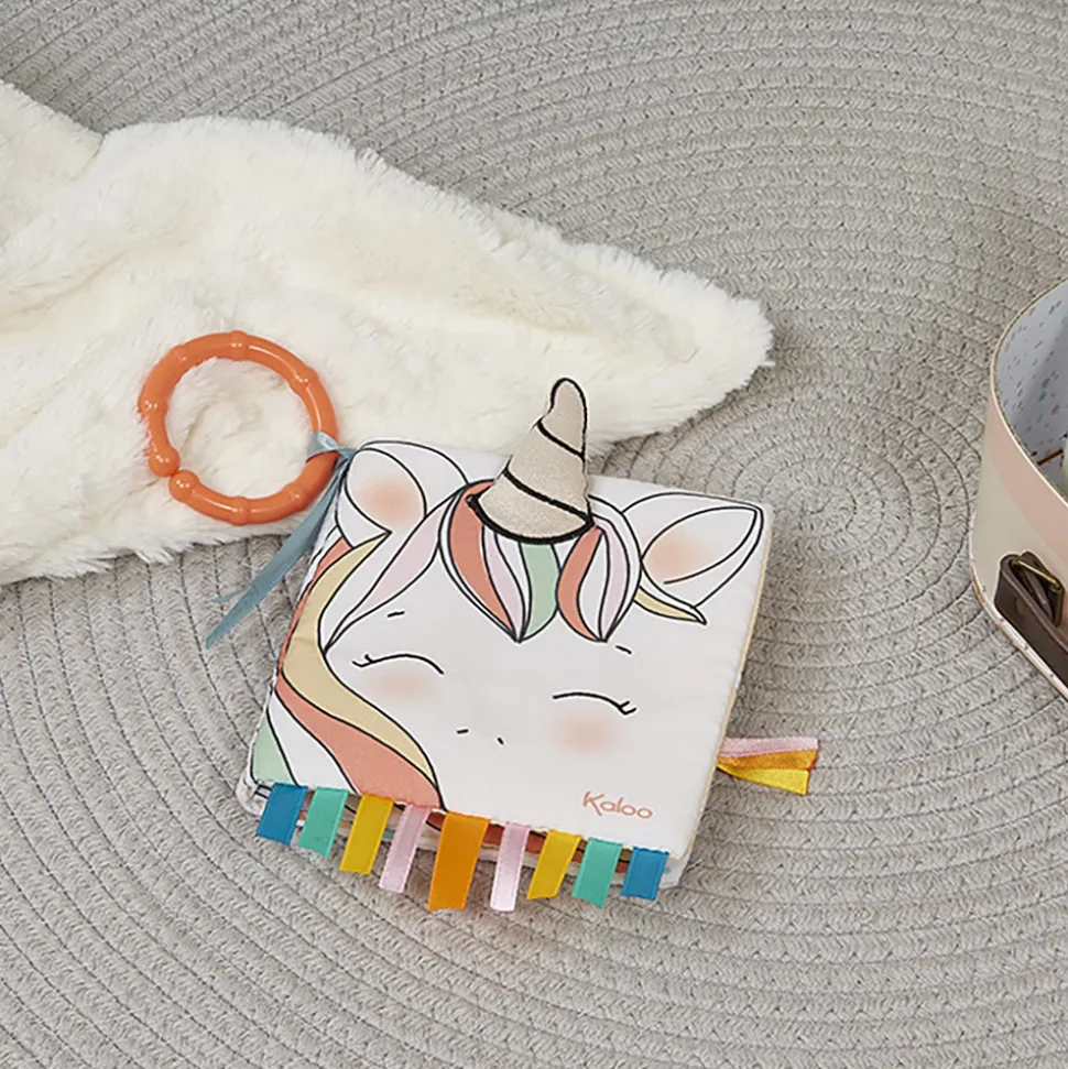 Kaloo Livres En Tissu^Livre D'Éveil "La Licorne Joyeuse"