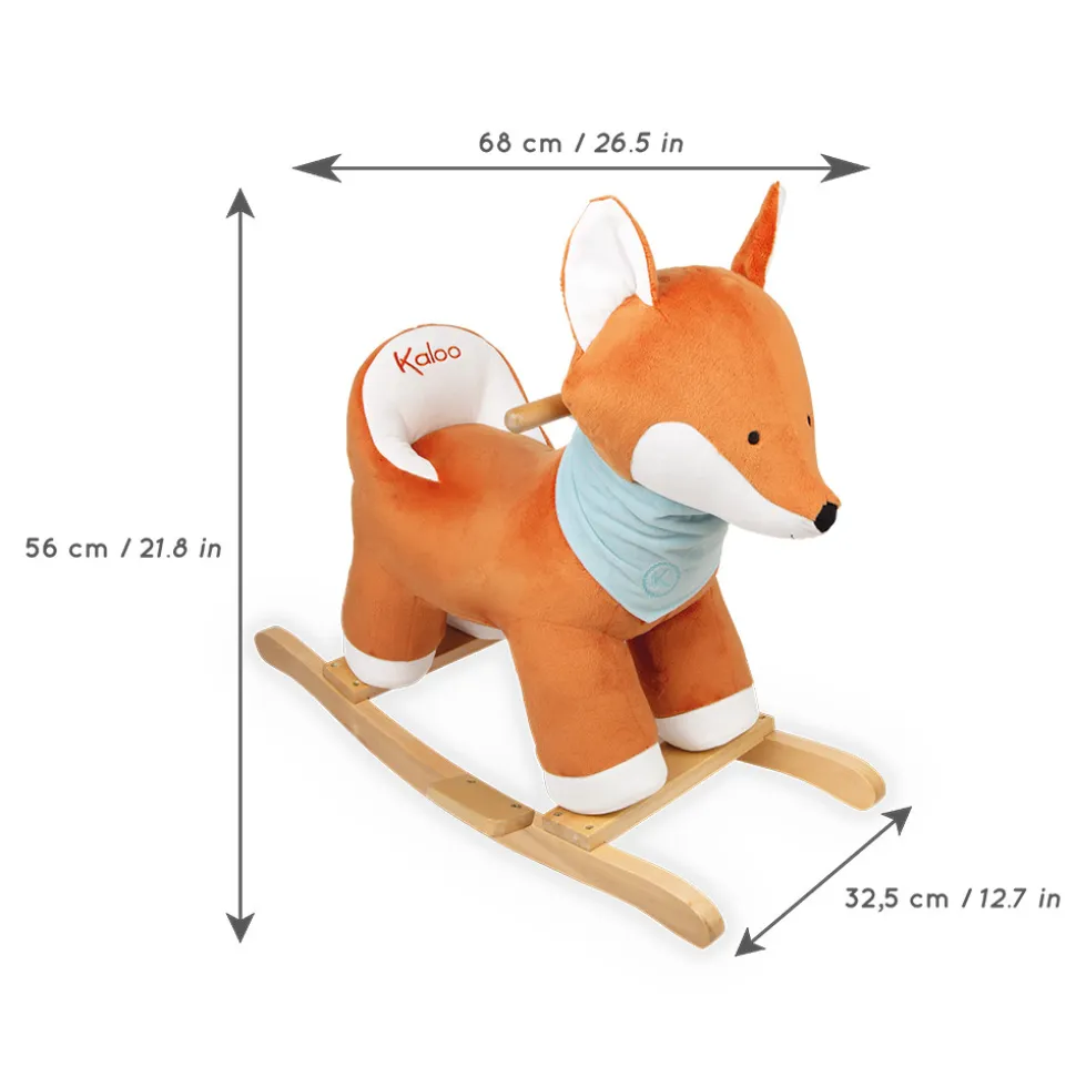 Kaloo Peluche Renard^Peluche A Bascule Renard Paprika